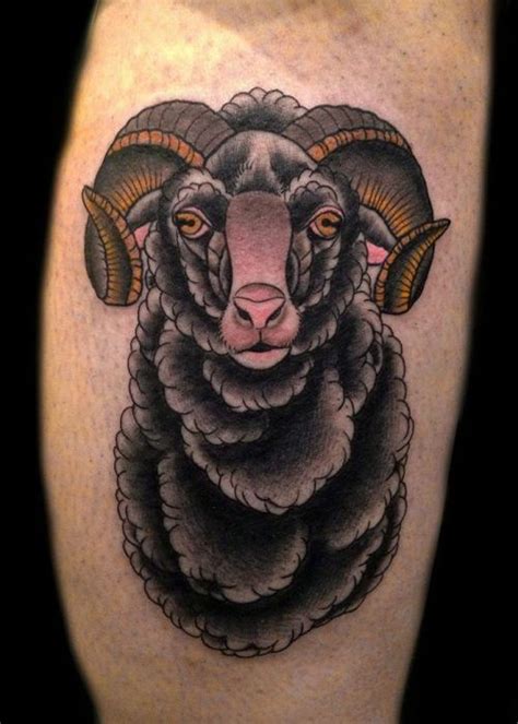 Sheep Tattoo Black Sheep Tattoo Lamb Tattoo