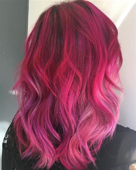 Hairstyles And Beauty Hair Color Pink Hair Color Highlights Raspberry