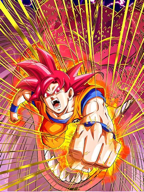 Goku Ssjg Hd Artworks Dragon Ball Z Dokkan Battle By Ayatonehd En 2020