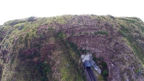 Diamond Head Crater On The Island Of Oahu Hawaii Stock