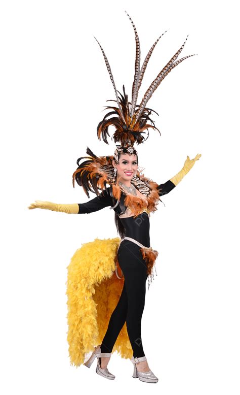 Cabaret Dancer Isolated Costume Fantasy Fashion Performance Png