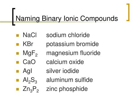 Ppt Ionic Nomenclature Powerpoint Presentation Free Download Id