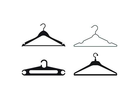 Download Cloth Hanger Icon Design Template Vector Isolated Illustration