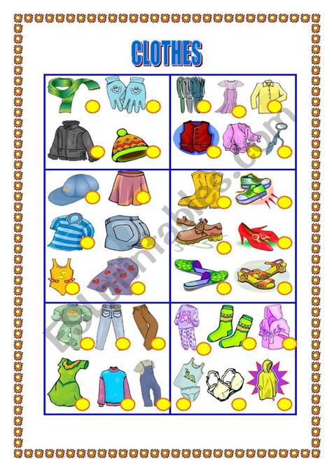 Clothes Matching Questions Dialogue At The Shop Esl Worksheet By