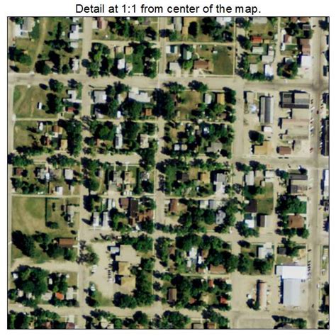 Aerial Photography Map Of Edgeley Nd North Dakota