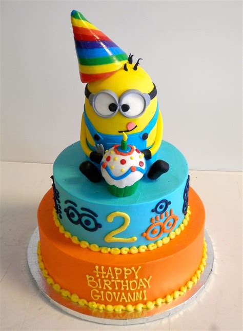 Birthday Cake For 2 Yrs Old Boy 2 Year Old Birthday Cake Despicableme