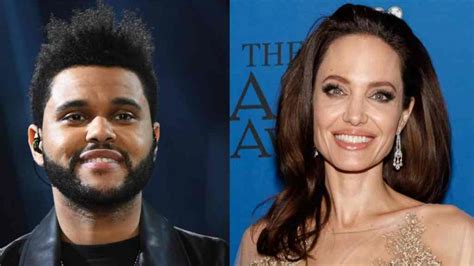 ¿le Gustan Mayores Captan A The Weeknd Con Angelina Jolie