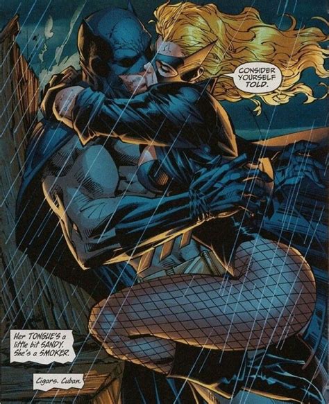Batman And Black Canary Kiss Detective Comics Batman