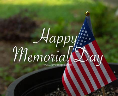 Planted Happy Memorial Day Flag Pictures Photos And Images For