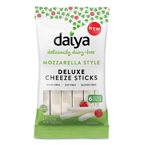 Mozzarella Style Deluxe Cheeze Sticks Daiya Foods Deliciously Dairy