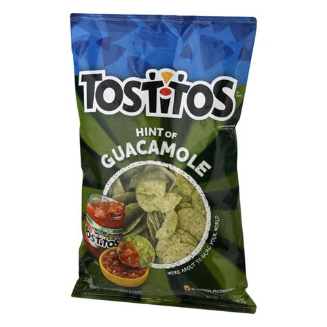 tostitos bite size touch of guacamole tortilla chips hy vee aisles online grocery shopping