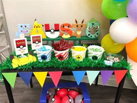 Pokemon Themed Birthday Party Pokemon Birthday Party Pokemon