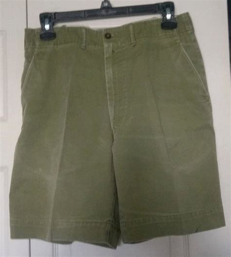 Vintage Olive Green Boy Scouts Of America Shorts
