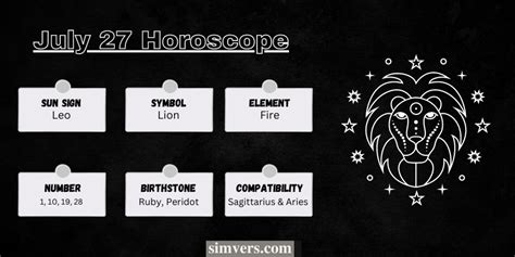 July 27 Zodiac Birthday Personality And More Detailed Guide