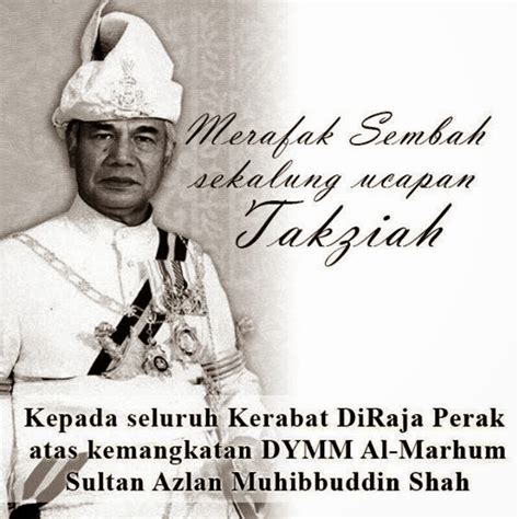 Sultan azlan isytihar ipoh sebagai bandaraya. al-Mudawwana by Hakim Faiz: Al-Fatihah: DYMM Al-Marhum ...