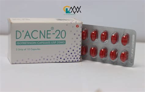 D Acne 20mg Isotretinoin 10s Cross Link Pharmacy Solutions Ltd