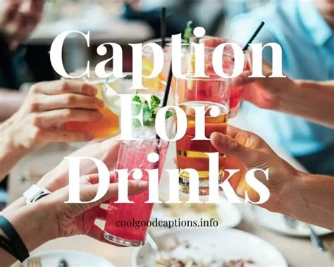 99 Cocktail Captions For Instagram Post Pics Status Or More
