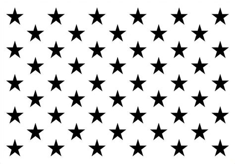 Stars For Flag Template