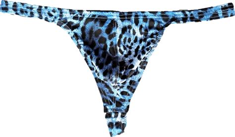 Dellk Sexy Underwear Thong Leopard Print Mens Underwear Mens Sexy Underpants Lingerie Men