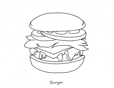 cute foods coloring pages