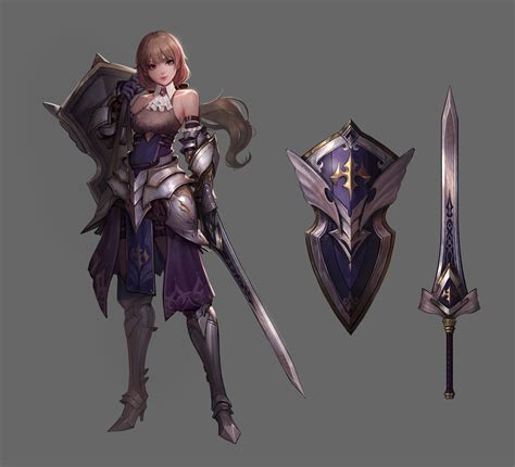 Artstation Knight Character Concept Art