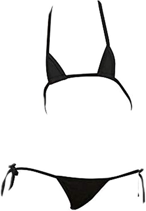 Sinmiuanime Damen Dessous Micro Bikini Sexy Mini Dreieck Bikini