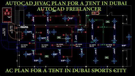 Autocad Tutorial Hvac Drawing Tent 2 In Dubai Autocad Hvac How