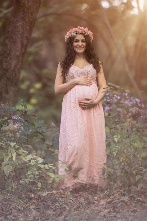 Pink Maternity Dress Maternity Gown Baby Shower Dress Etsy