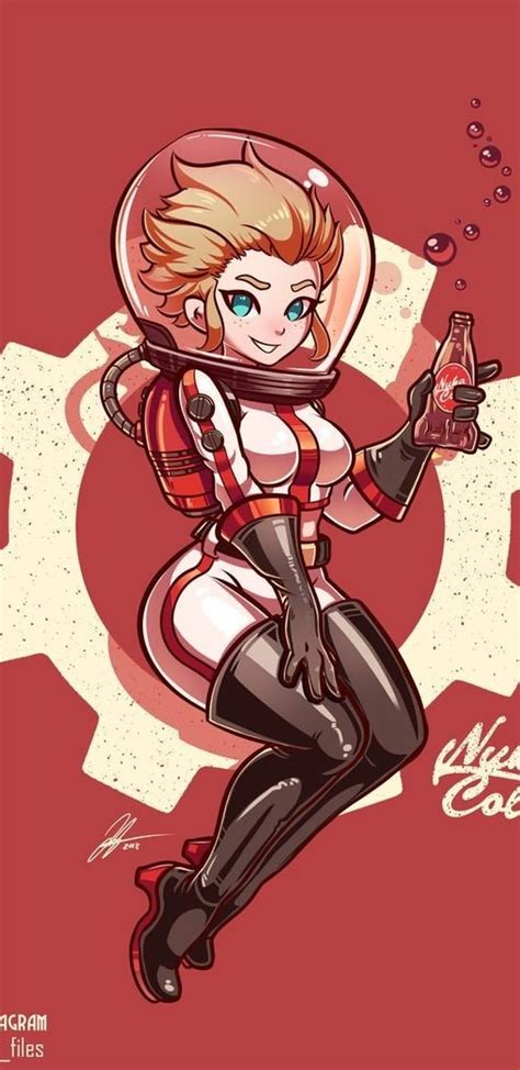 fallout 4 anime nuka cola hd phone wallpaper peakpx