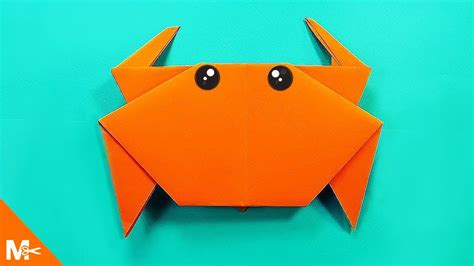 Cómo Hacer Una Cangrejo De Papel Origami Paso A Paso 🦀 Youtube