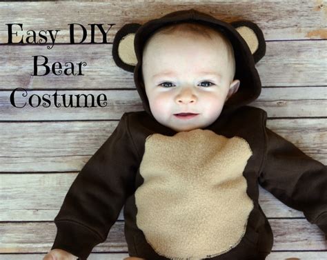 Easy Diy Infant Bear Costume