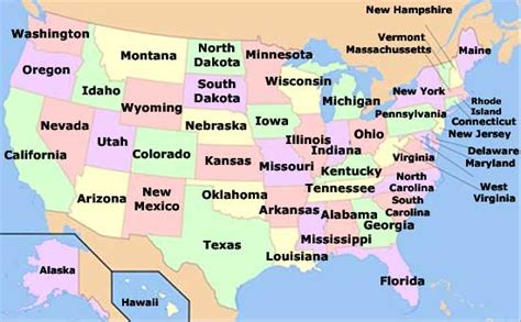 Learn US States And Its Capitals Elabueloeduca Com