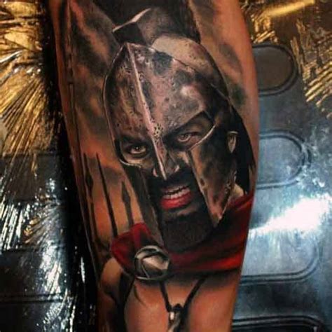 Spartan tattoo designs are based on an ancient greek society who were renowned for their fierce warriors and formidable army. 50 Spartan Tattoo Designs For Men - Masculine Warrior Ideas