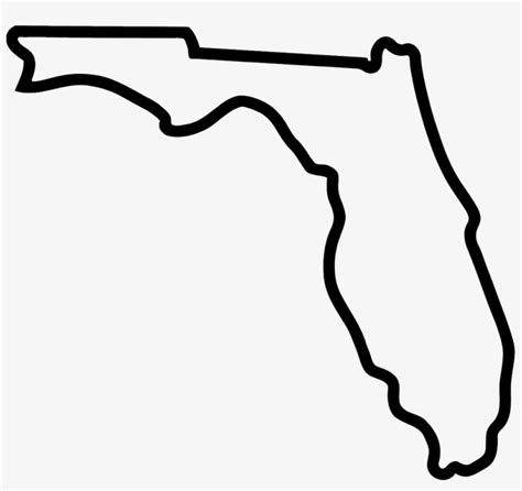 Outline Of Florida Png Clip Art Florida Outline Transparent Png