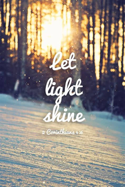 For God Who Said “let Light Shine Out Of Darkness” Made His Light