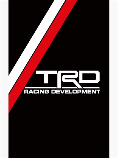 Trd Toyota Racing Development Logo Sticker For Sale By Adamchappers