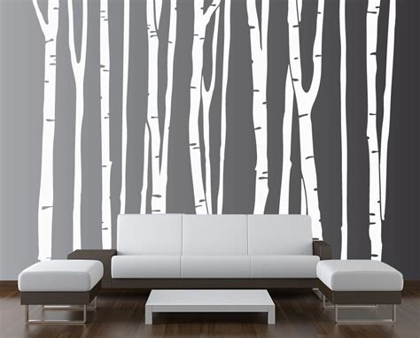 Birch Tree Vinyl Decal Forest 1109 Innovativestencils
