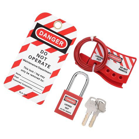 Buy Cable Lockout Tagout Devices Red Industrial Cable Lockout