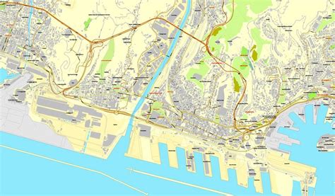 Mapa Turistico Genova