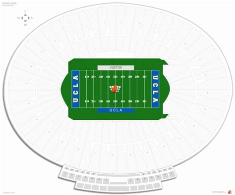 Neyland Stadium Seating Chart With Rows Rose Bowl Stadium Neyland