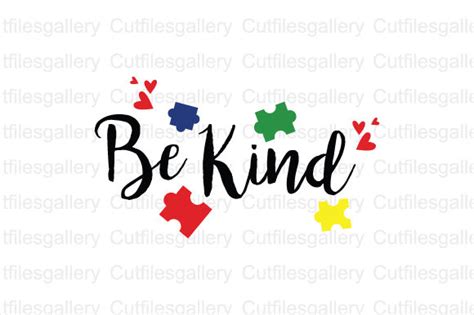 Be Kind Graphic By Cutfilesgallery · Creative Fabrica