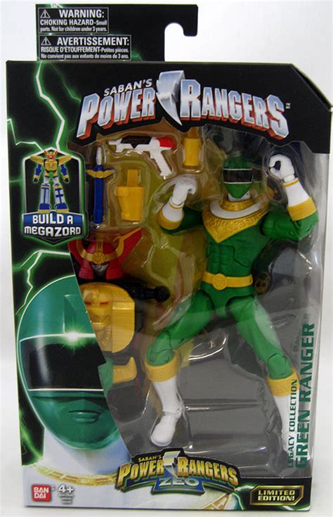 Power Rangers Zeo 6 Inch Action Figure Legacy Collection Green Range