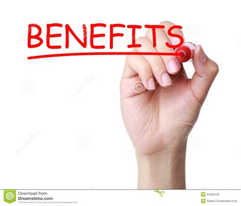 Benefits Concept Stock Photo - Image: 44345738