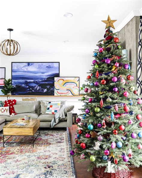 Bright Bold And Colorful Christmas Tree