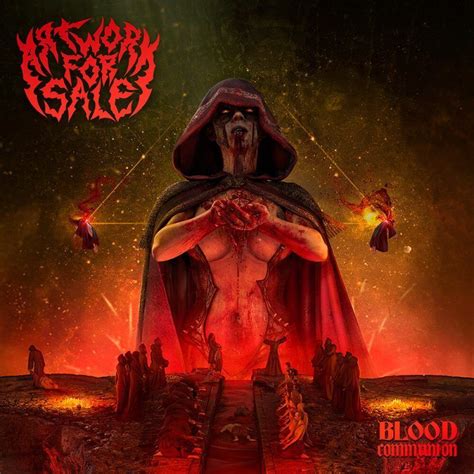 Black Metal Album Art For Sale Blood Communion Horror Art By Mayte Cg