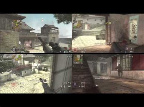 Ghosts but nothing was done. COD: World at War Gameplay splitscreen 4 player [Round 1 ...