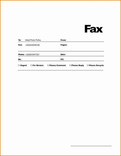 Fax cover letter template for word. fax cover letter template new how to fill out a fax cover ...
