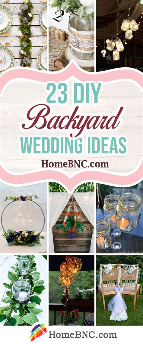 23 Best Diy Backyard Wedding Ideas For 2023