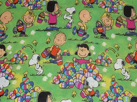 Peanuts Gang Easter Desktop Wallpaper