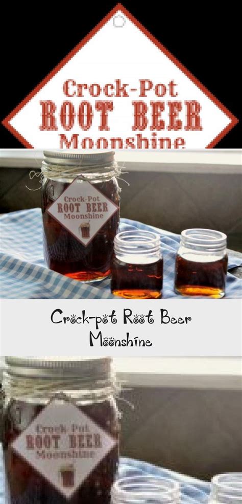 Root beer float bomb shot. Crock-pot Root Beer Moonshine | Flavored moonshine recipes ...